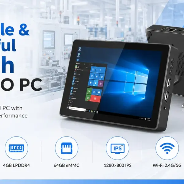 All-in-One Mini PC 8" Touch Display